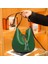 Deri Çanta Kadın Çanta 2023 Yeni Yeni Basit Moda Çarpma Renk Büyük Kapasiteli Tek Omuz Crossbody Çanta Yumuşak Deri Kova Çanta Gelgit (Yurt Dışından) 4