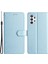 Samsung Galaxy A32 5g / M32 5g Pu Deri Derdan Damla Geçirmez Telefon Kılıfı Ipek Doku Stand Cüzdan Kapağı (Yurt Dışından) 1