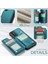 Samsung Galaxy A14 4g / A14 5g Rfıd Engelleme Kart Tutucu Kickstand Case Deri Kaplamalı Tpu Kapağı (Yurt Dışından) 4