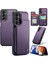 Samsung Galaxy A14 4g / A14 5g Rfıd Engelleme Kart Tutucu Kickstand Case Deri Kaplamalı Tpu Kapağı (Yurt Dışından) 1