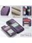 Samsung Galaxy A14 4g / A14 5g Rfıd Engelleme Kart Tutucu Kickstand Case Deri Kaplamalı Tpu Kapağı (Yurt Dışından) 4