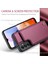 Samsung Galaxy A14 4g / A14 5g Rfıd Engelleme Kart Tutucu Kickstand Case Deri Kaplamalı Tpu Kapağı (Yurt Dışından) 3