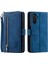 Samsung Galaxy A25 5g Telefon Kılıfı 9 Kart Yuvaları Koruyucu Kapak Zipper Cep Pu Deri Telefon Kabuğu (Yurt Dışından) 1