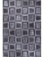 Folk Patchwork Desenli Dokuma Taban Dekoratif Siyah Halı (Ba 17) 2