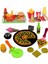 Berattoys 30 Pcs Oyuncak Kesilen Pizza & Hamburger Set Kesilen Pizza Evcilik Oyuncakları Mutfak Seti 1