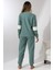 Fawn 5024 Peluş Welsoft Polar Kışlık Yumoş Kadın Pijama Takımı 3