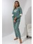 Fawn 5024 Peluş Welsoft Polar Kışlık Yumoş Kadın Pijama Takımı 5