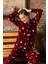 Kadın Gömlek Önden Düğmeli Polar Desenli Pijama Takımı P200/173 - 1 Adet 2