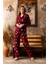 Kadın Gömlek Önden Düğmeli Polar Desenli Pijama Takımı P200/173 - 1 Adet 3