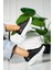 Kadın Sneakers Deri Bağcıklı Agatha Siyah/beyaz 1