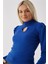 Yarım Balıkçı Yaka Pencere Detaylı Fitilli Slim Fit Triko Kazak Bayan KAZAK 23K0397K1 3