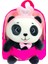 Anaokulu Okul Çantası Karikatür Panda Peluş Sırt Çantası Büyük Kapasiteli Hafif Sevimli Ilkokul Öğrencisi Sırt Çantası (Yurt Dışından) 1