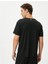 Koton 4WAM10022NK 999 Siyah Erkek Polyester T-Shirt 5