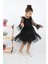 Çocukyolukids Puantiyeli Tüllü Siyah Kız Çocuk Elbise A1111141111015 1