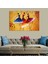 Dekoratif Baskı Pop Art Dans Eden Kadınlar Kanvas Tablo 1
