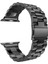 42-49MM Yeni Nesil Apple Uyumlu Akıllı Saat Kordonu Metal Siyah 2