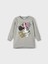 Minnie Mouse Baskılı Oversize Kız Çocuk Sweatshirt - Günlük Kullanım 2