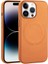 Apple iPhone 14 Pro Max Kılıf Pu Deri Magsafe Wireless Şarj Özellikli Derix Kapak 1