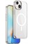 iPhone 15 Uyumlu Kılıf Wiwu Magnetic Crystal Sert Pc Kapak Şeffaf 4