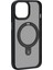 iPhone 15 Uyumlu Kılıf Wiwu ZMM-010 Magsafe Şarj Özellikli Mat Arka Yüzey Standlı Kapak Siyah 5