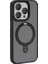 iPhone 15 Pro Uyumlu Kılıf Wiwu ZMM-010 Magsafe Şarj Özellikli Mat Arka Yüzey Standlı Kapak Siyah 1