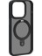 iPhone 15 Pro Uyumlu Kılıf Wiwu ZMM-010 Magsafe Şarj Özellikli Mat Arka Yüzey Standlı Kapak Siyah 3
