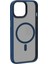 iPhone 15 Uyumlu Kılıf Wiwu FGG-011 Magsafe Şarj Özellikli Kamera Korumalı Kapak Mavi 3