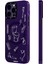 iPhone 14 Pro Max Uyumlu Kılıf Magsafe Şarj Özellikli Desenli Youngkit Plaything Serisi Kapak Mor 2