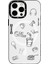 iPhone 14 Pro Max Uyumlu Kılıf Magsafe Şarj Özellikli Desenli Youngkit Plaything Serisi Kapak Beyaz 1