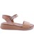 3029 Kadin Bilekten Kalin Bantli Sandalet 1