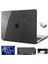 MacBook Air 15 Inç Kılıf Için Parlak Siyah Yıldız Kılıf A2941 M2 2023 Sürümü, MacBook Air 15 M2 Çip Için Klavye Kapaklı Ekran Koruyuculu Plastik Parıltılı Bling Sert Kılıf (Yurt Dışından) 1