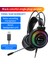 Stereo Oyun Kulaklığı 7.1 Sanal Surround 3.5mm USB Oyun Kulaklık Mikrofonlu Kulaklık Bilgisayar Için LED Ps4 Xbox Pc Gamer (Yurt Dışından) 1