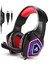 Hunterspider V1 Stereo Oyun Kulaklığı Derin Bas Aşırı Kulak Oyun Kulaklık Için Mic ile LED Işık Ps4 Pc + Oyun Faresi + Fareler Pad (Yurt Dışından) 1
