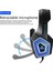 Hunterspider V1 Stereo Oyun Kulaklığı Derin Bas Aşırı Kulak Oyun Kulaklık Için Mic ile LED Işık Ps4 Pc + Oyun Faresi + Fareler Pad (Yurt Dışından) 3
