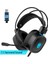 7.1 Pembe Güzel Oyun Kulaklığı Surround Ses Stereo Kulaklık USB Kablolu Mikrofonlu Kulaklıklar Solunum Işığı Pc Gamer Için Ps4 (Yurt Dışından) 1