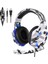 LED Kamuflaj Oyun Kulaklığı Mikrofon ile Ağır Stereo Bas Profesyonel Oyun Bilgisayarı Ps4 Xbox One Için Kablolu Kulaklık (Yurt Dışından) 1
