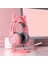 Ps-5 Için Mikrofonlu Kulaklık Hifi Stereo Bas Kedi Kulaklar Kulaklık Gamer Girls Rgb Siyah Pembe Kask Pc Dizüstü Telefon X-Box (Yurt Dışından) 3