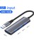USB 3.0 Hub USB Hub Dock Tipi C 4 Bağlantı Noktalı Çoklu Splitter Adaptörü Otg Samsung Xiaomi Huawei Lenovo Macbook Pro USB 3.0 2.0 Bağlantı Noktaları (Yurt Dışından) 1