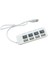 USB Hub Hub USB Adaptörü Çoklu Bağlantı Noktaları Güç Adaptörü Kullanın Extensor USB 2.0 Pc Bilgisayar Aksesuarları Dizüstü Bilgisayar Için USB Anahtarı (Yurt Dışından) 1