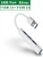 USB 3.0/2.0 Type-C 3.1 4 Port USB Hub Çoklu Otg Yüksek Hızlı 5 Gbps Macbook Pc Bilgisayar Telefonu Cep U Disk Fare Klavye (Yurt Dışından) 1