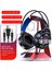 Pc Ps4 Dizüstü Bilgisayar Için 7.1 Rgb LED Oyun Kulaklığı, Hd Mikrofon Gürültü Önleyici Bilgisayar Telefonu Oyun Kaskı ile Kulak Üstü Oyun Kulaklığı (Yurt Dışından) 1