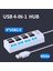 Olaf USB Hub 2.0 4/7 Port Çoklu Genişletici USB 2.0 Hub Anahtarlı Çoklu USB Ayırıcı Hub Güç Adaptörü Kullanın Bilgisayar Aksesuarı (Yurt Dışından) 1