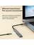 Tipi USB C Hub 3.0 Bağlantı Noktası Çoklu Splitter Adaptörü Otg Lenovo Huaweı Xiaomi Macbook Pro 15 Hava Aksesuarları USB Hub Dropship (Yurt Dışından) 5