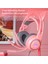 Ps5 Için Mikrofonlu Kulaklıklar Hifi Stereo Bas Kedi Kulaklar Kulaklık Gamer Girls Pc Dizüstü Telefon Için Rgb Siyah Pembe Kask Telefon Xbox (Yurt Dışından) 4