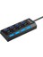USB Hub Hub USB Adaptörü Çoklu Bağlantı Noktaları Güç Adaptörü Kullanın Extensor USB 2.0 Pc Bilgisayar Aksesuarları Dizüstü Bilgisayar Için USB Anahtarı (Yurt Dışından) 1