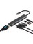 Blueendless Yeni 5 ve 7 Bağlantı Noktalı USB Hub 100 W Pd 4 K Hd Usb3.0 Tip C Çoklu Splitter Adaptör Bağlantı Noktası Hub Dizüstü Bilgisayar Macbookpro (Yurt Dışından) 1