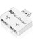 Lbsc Hub USB 2 In 1 Bilgisayar 2 Port Dişi USB Hub Adaptörü Dönüştürücü USB 2.0 Splitter Şarj Aksesuarları Telefon Dizüstü Pc Için (Yurt Dışından) 1