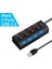Yüksek Hızlı 4/7 Bağlantı Noktaları USB Hub 2.0 Adaptör Genişletici Çoklu USB Splitter Pc Dizüstü Bilgisayar Için LED Lamba Anahtarı ile Çoklu Genişletici (Yurt Dışından) 1