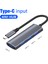 USB 3.0 Hub USB Hub Dock Tipi C 4 Bağlantı Noktalı Çoklu Splitter Adaptörü Otg Samsung Xiaomi Huawei Lenovo Macbook Pro USB 3.0 2.0 Bağlantı Noktaları (Yurt Dışından) 1