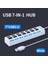4/7 Port USB Hub 2.0 Çoklu USB Splitter Anahtarı Güç Adaptörü ile Dizüstü Bilgisayar Aksesuarları Için Çoklu Genişletici MacBook Splitter (Yurt Dışından) 1